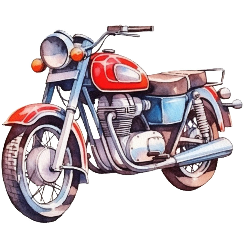Classic Motorcycle Fabric Panel 9