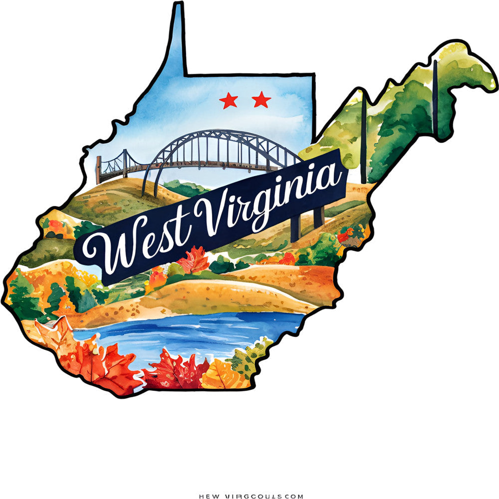 Classic US States Fabric Panel 2