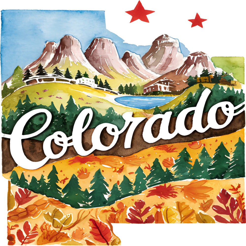 Classic US States Fabric Panel 31