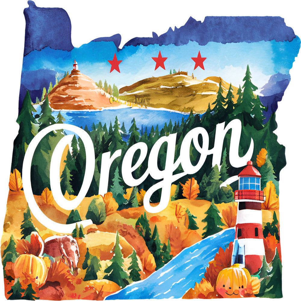 Classic US States Fabric Panel 38