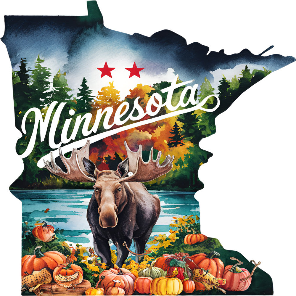 Classic US States Fabric Panel 43