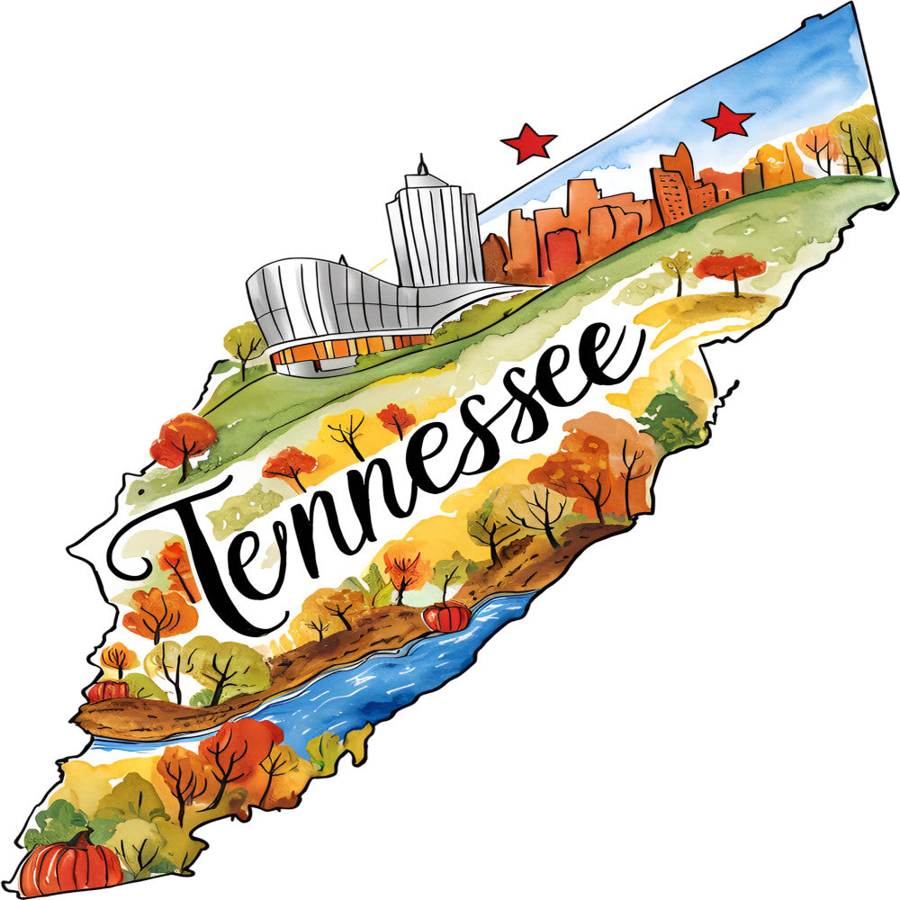 Classic US States Fabric Panel 5