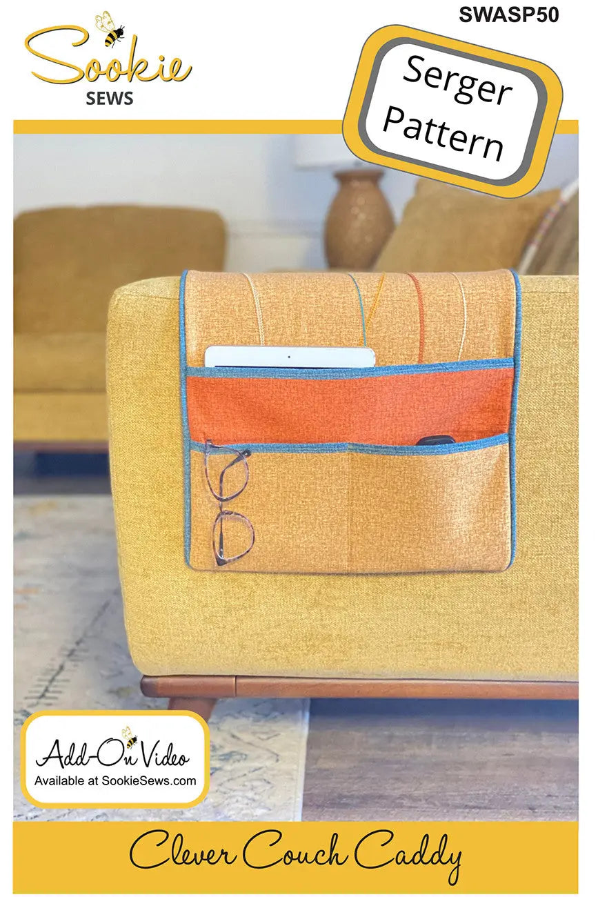 Clever Couch Caddy Serger Pattern - Linda's Electric Quilters