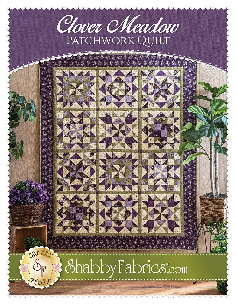 Clover Meadow Patchwork Quilt - Linda's Electric Quilters
