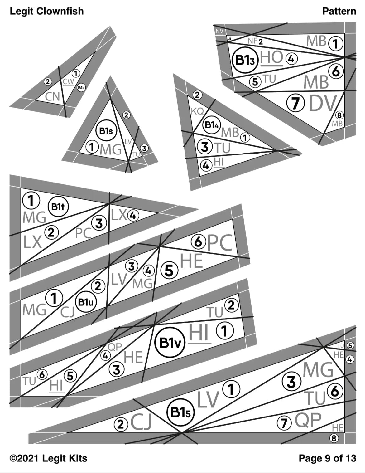 Clownfish Pattern Legit Kits