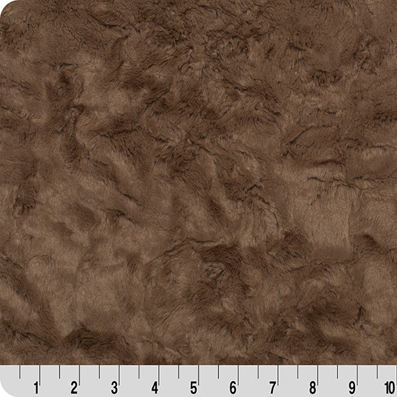 Cocoa Luxe Cuddle Marble 58/60" Fabric Per Yard