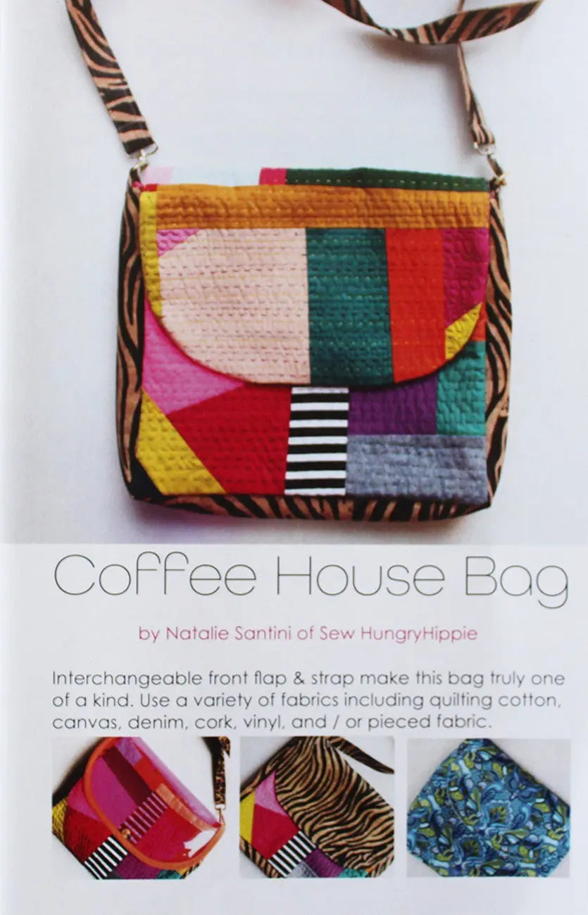 Coffee House Bag Sewing Pattern - Linda's Electric Quilters