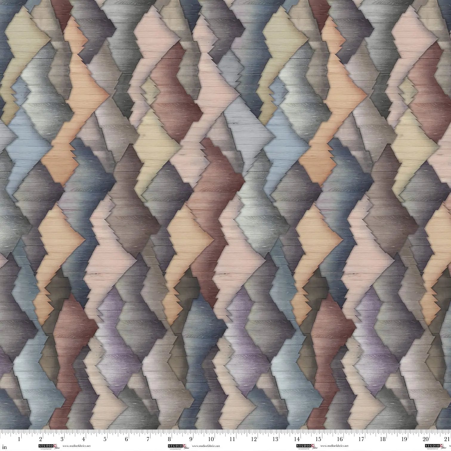 Coffee Mountains Out of the Woodwork Cotton 44"/45" Fabric Per Yard Studio E Fabrics