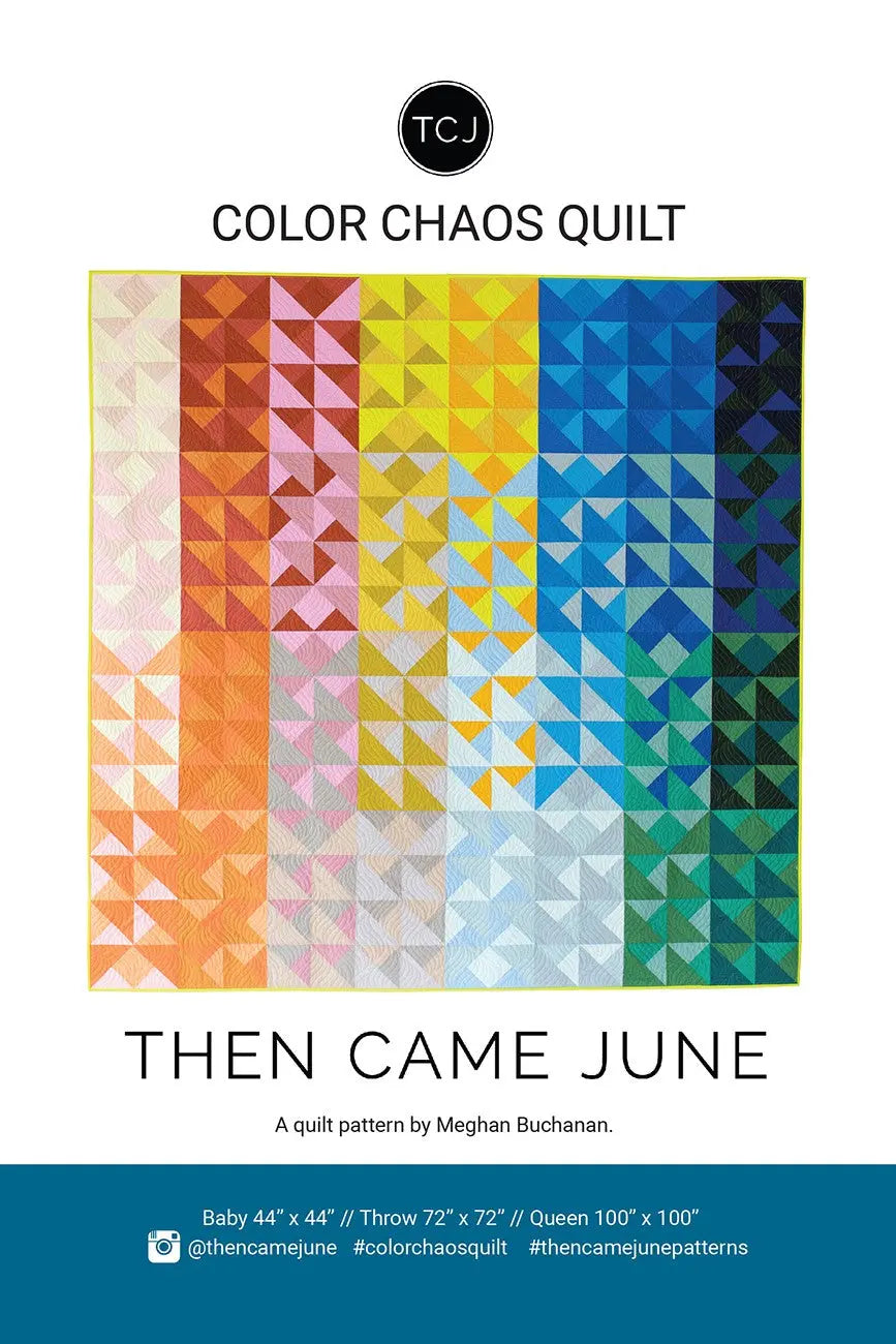 Color Chaos Quilt Pattern - Linda's Electric Quilters