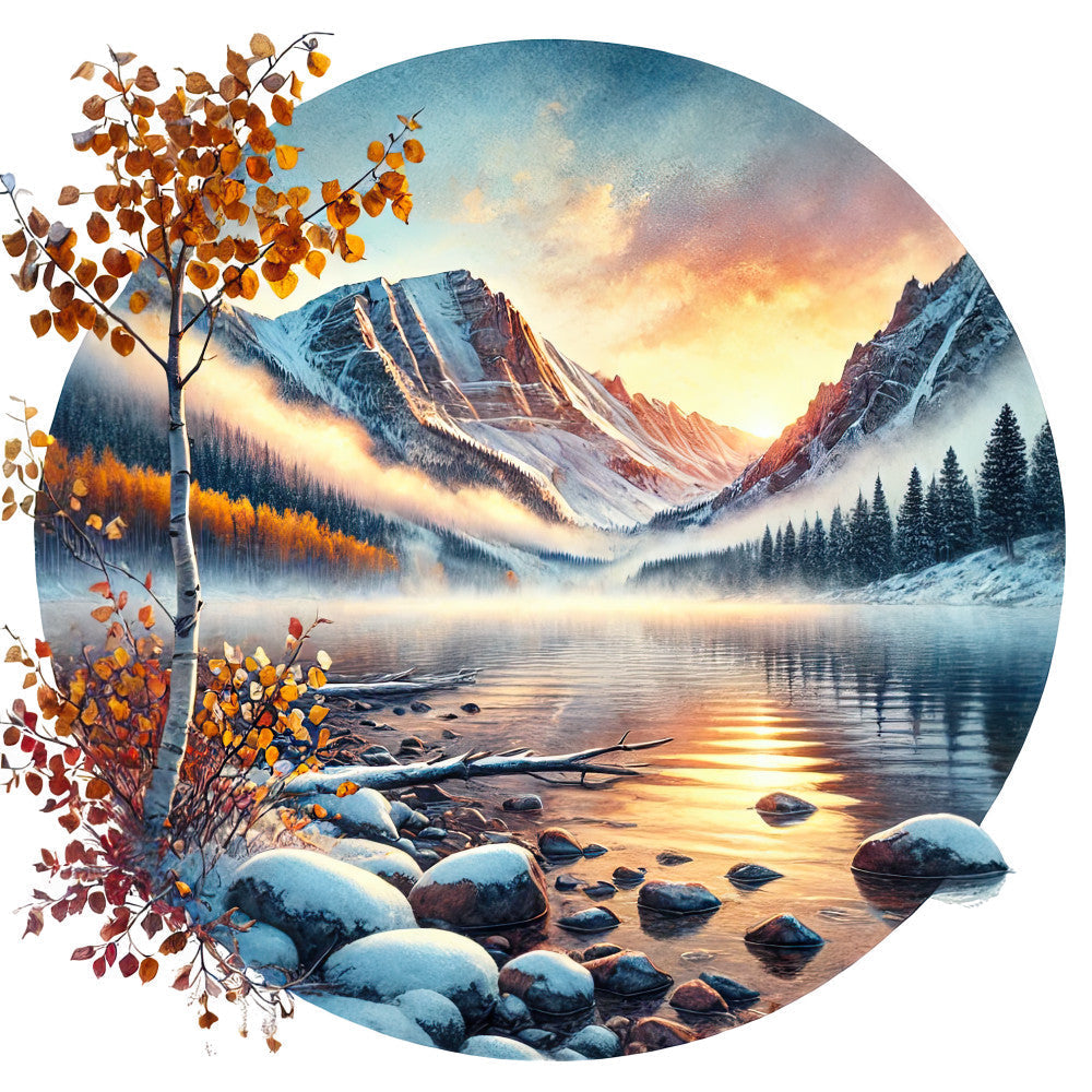 Colorado Rocky Mountains Fabric Panel 1