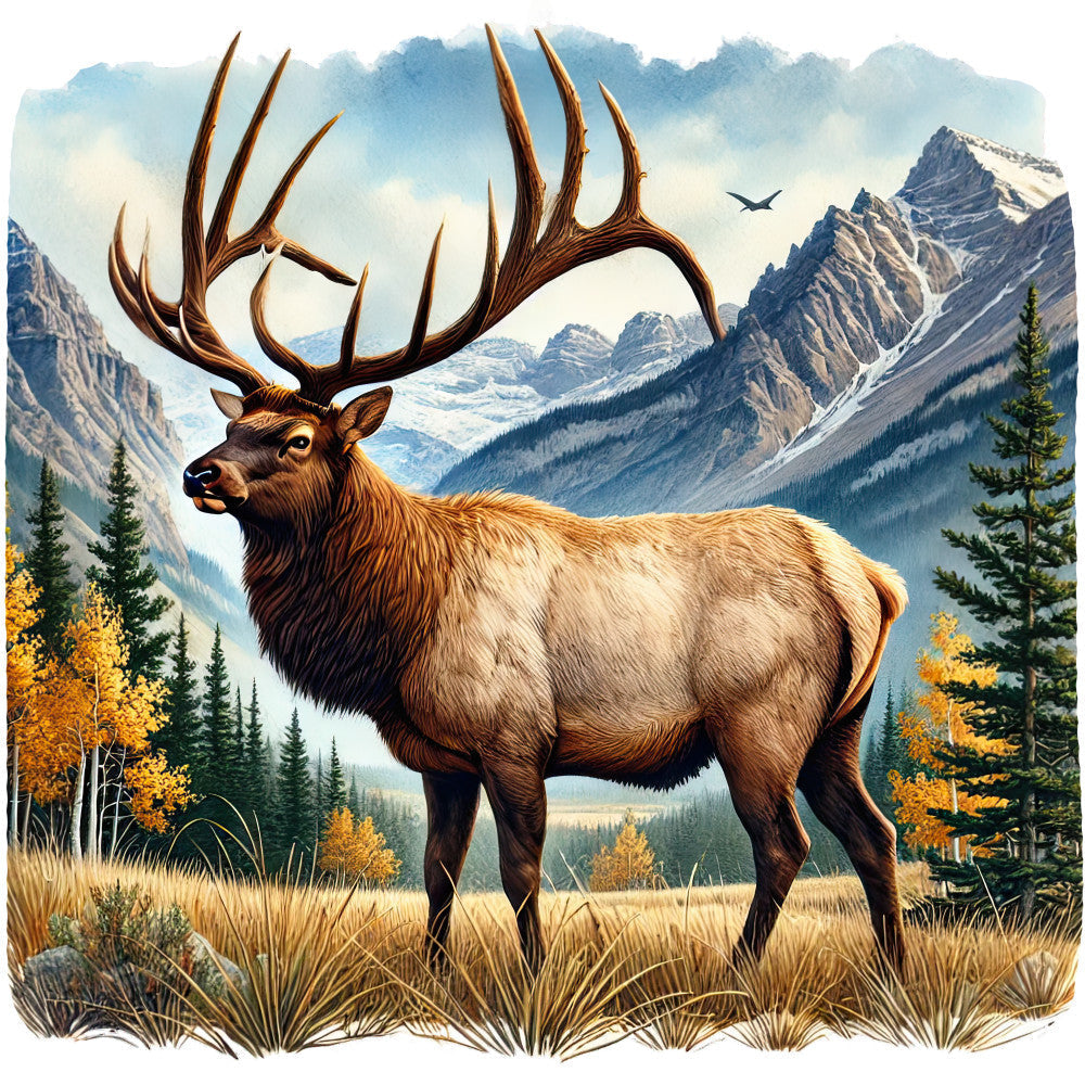 Colorado Rocky Mountains Fabric Panel 12