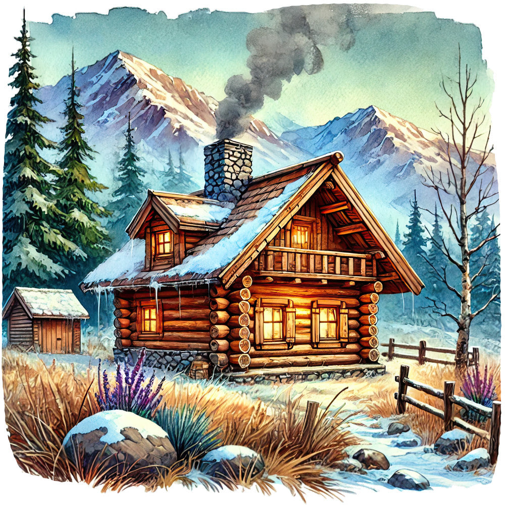 Colorado Rocky Mountains Fabric Panel 13