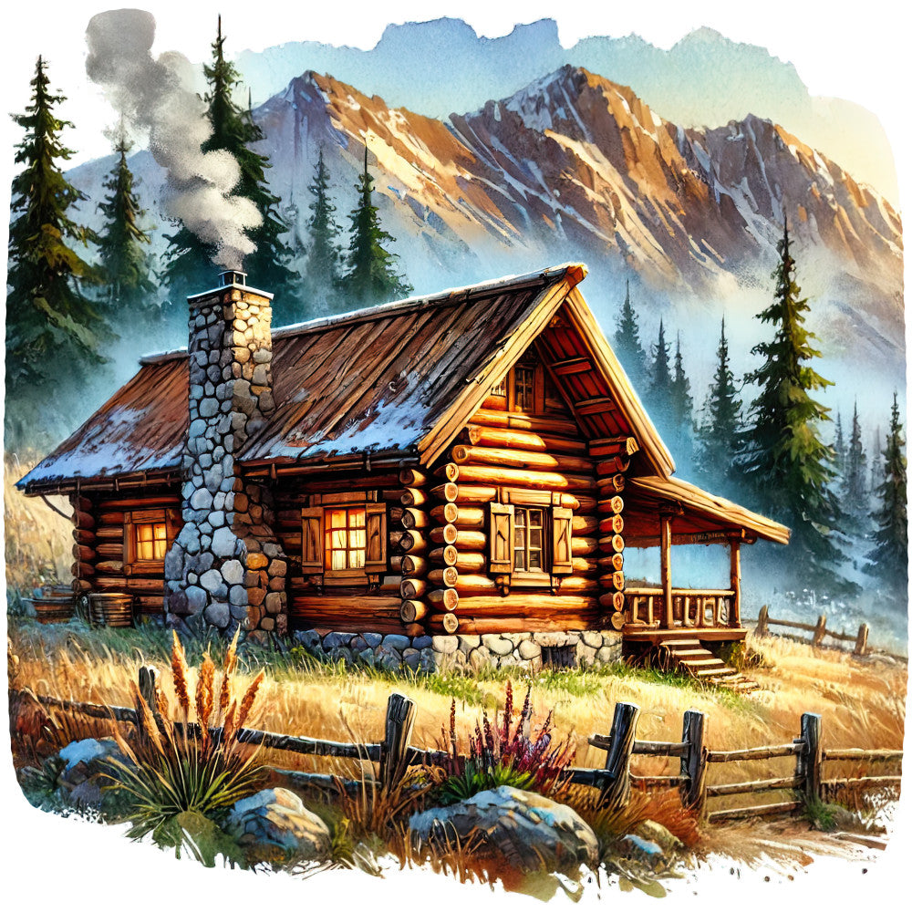Colorado Rocky Mountains Fabric Panel 16