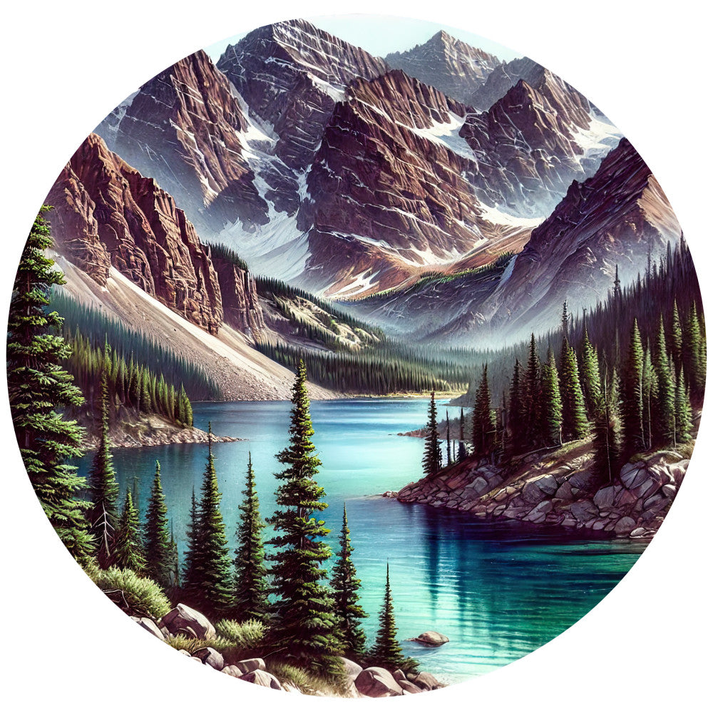 Colorado Rocky Mountains Fabric Panel 20