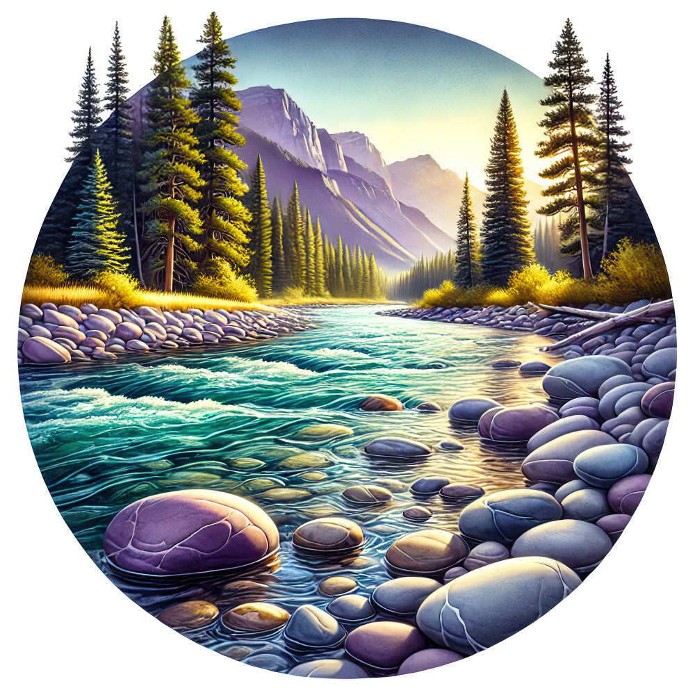 Colorado Rocky Mountains Fabric Panel 29