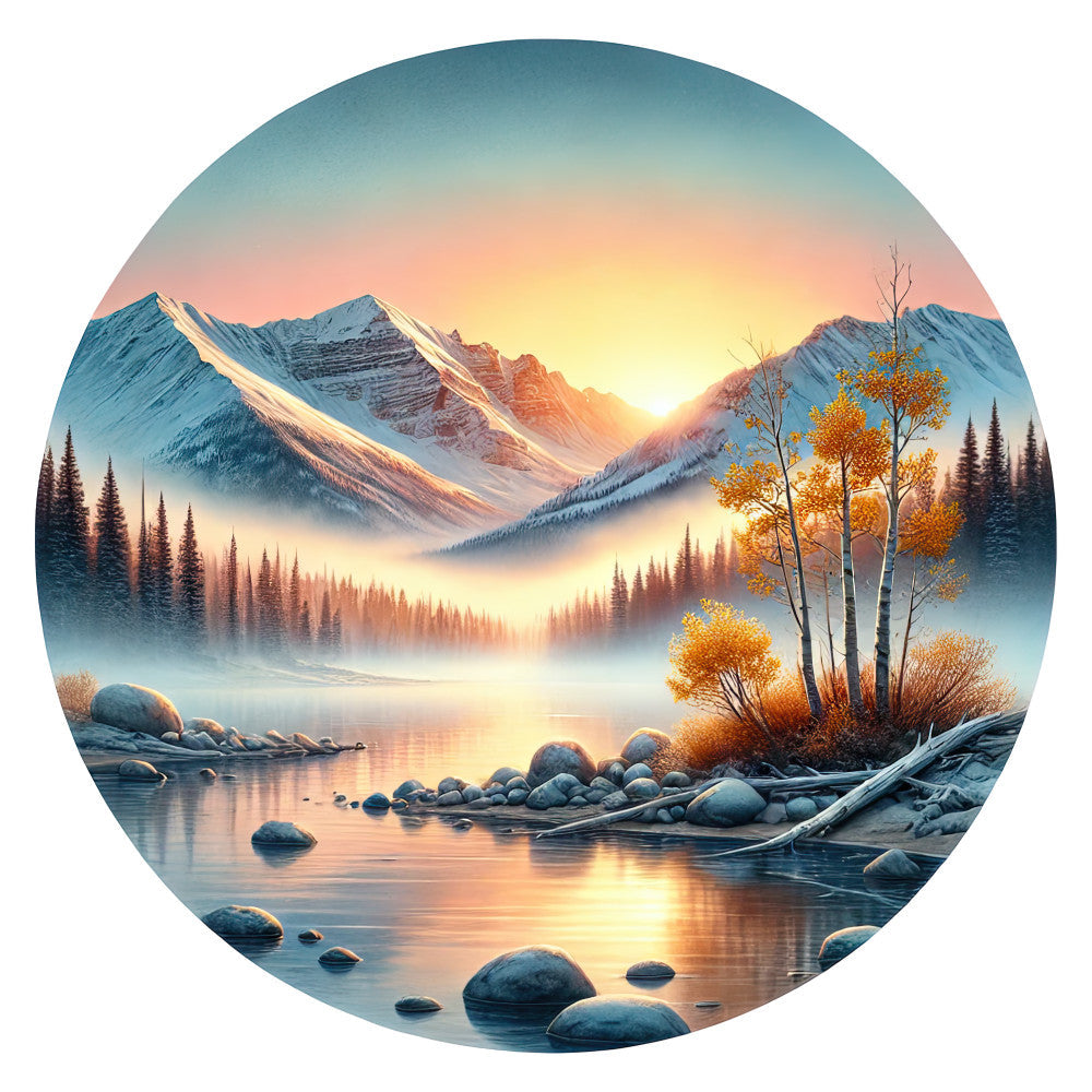 Colorado Rocky Mountains Fabric Panel 3