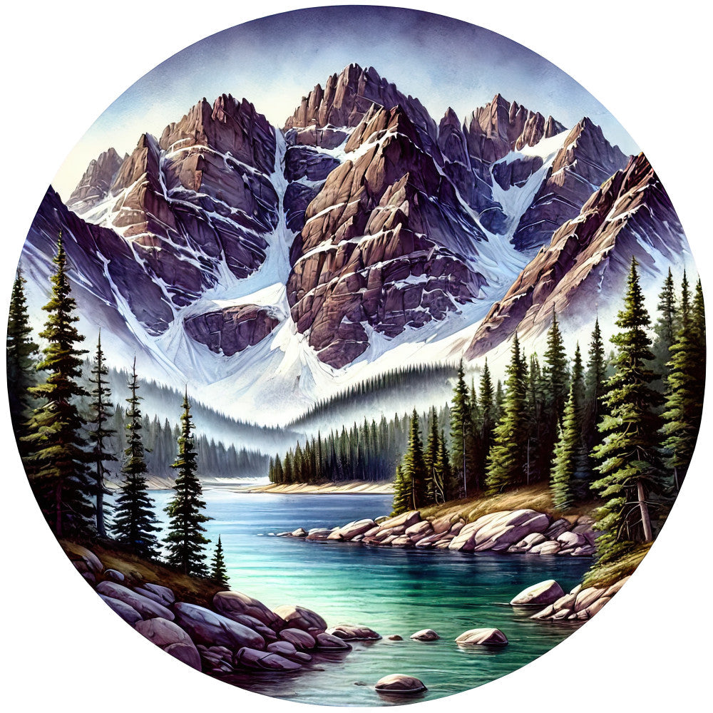 Colorado Rocky Mountains Fabric Panel 31