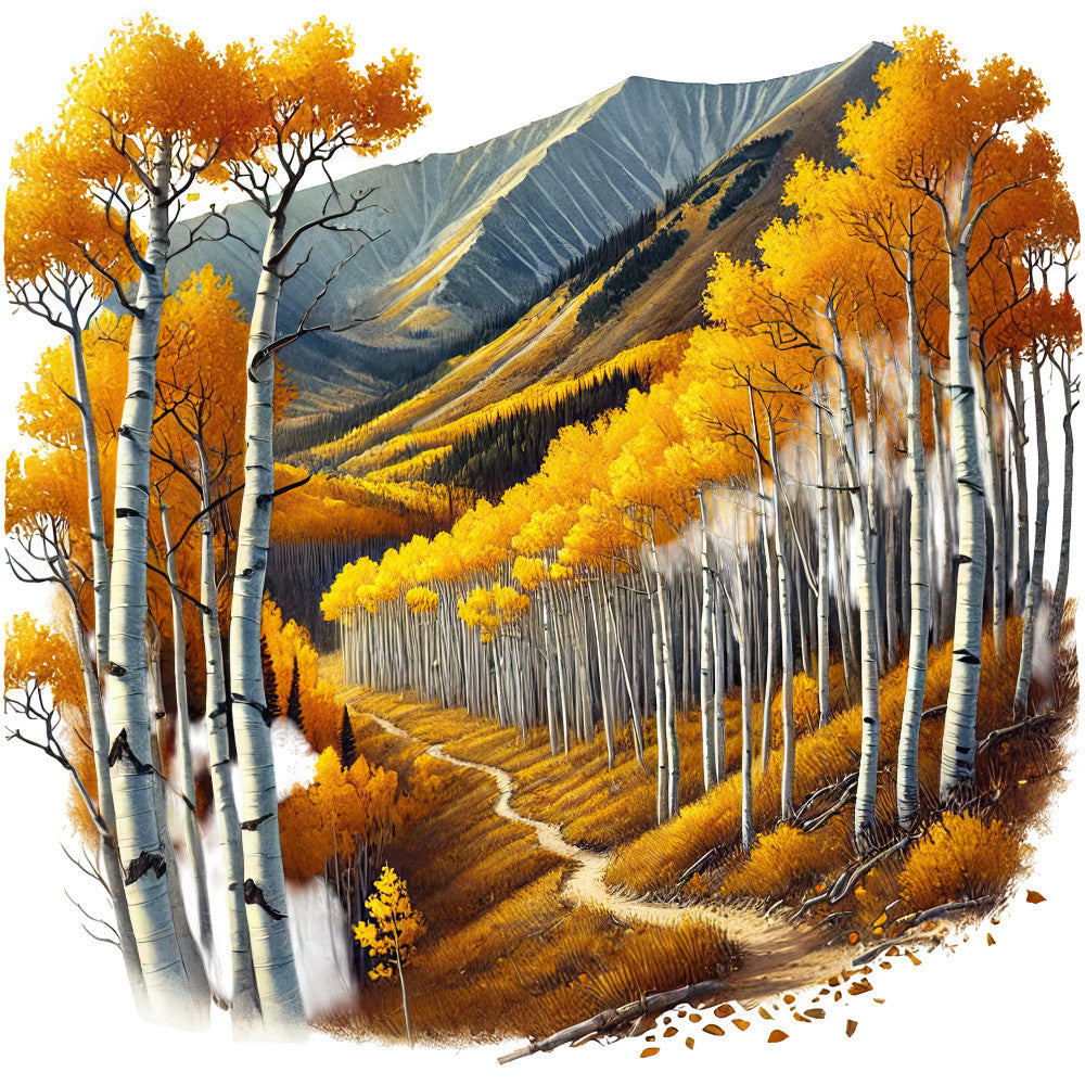 Colorado Rocky Mountains Fabric Panel 8