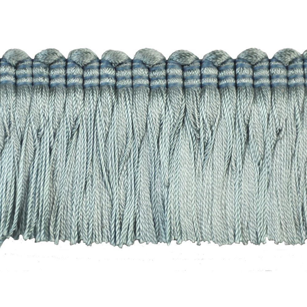 Colors Collection - 2" Brush Fringe (25 Yard Roll)-BF-4018-03 Grey