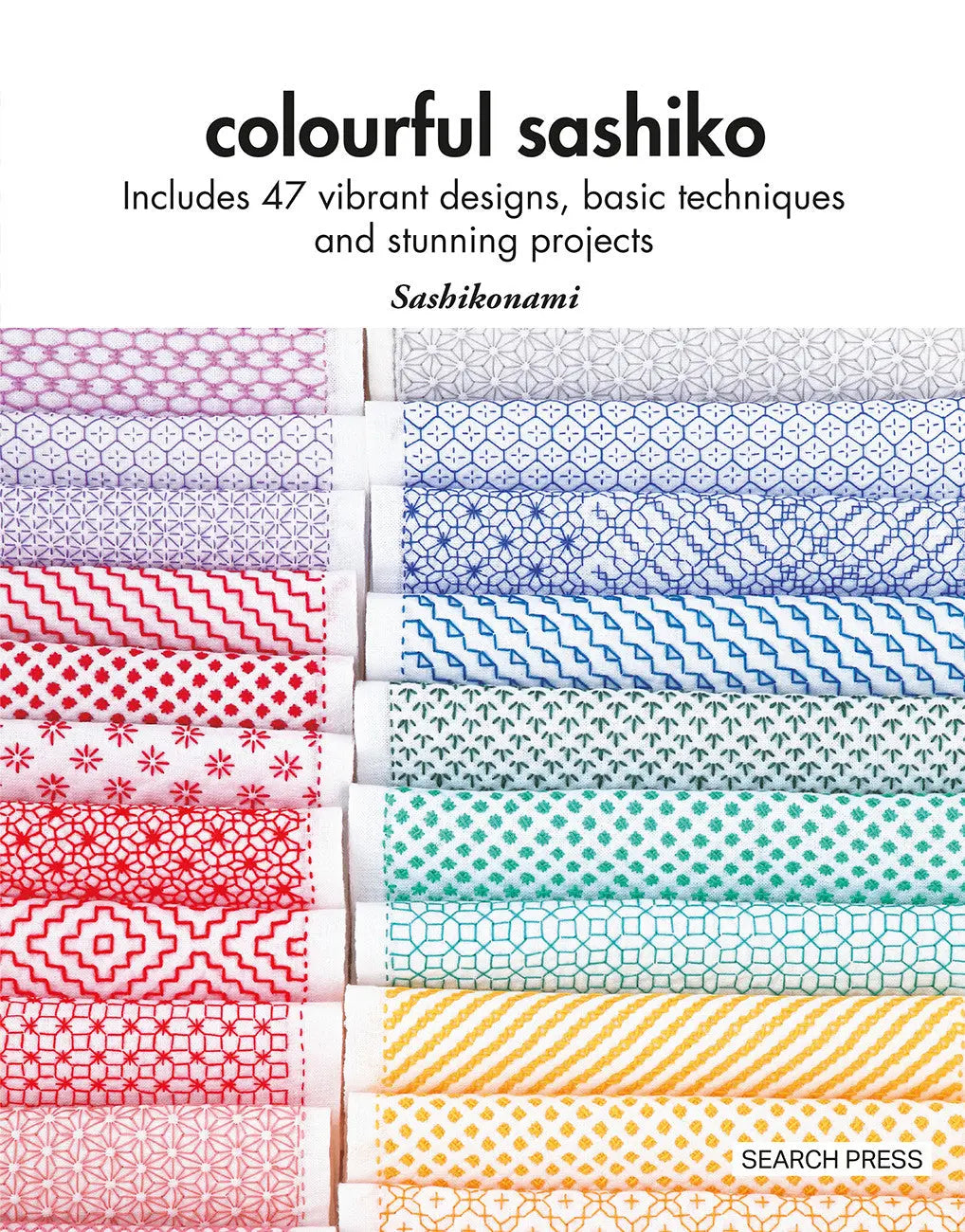 Colourful Sashiko - Linda's Electric Quilters