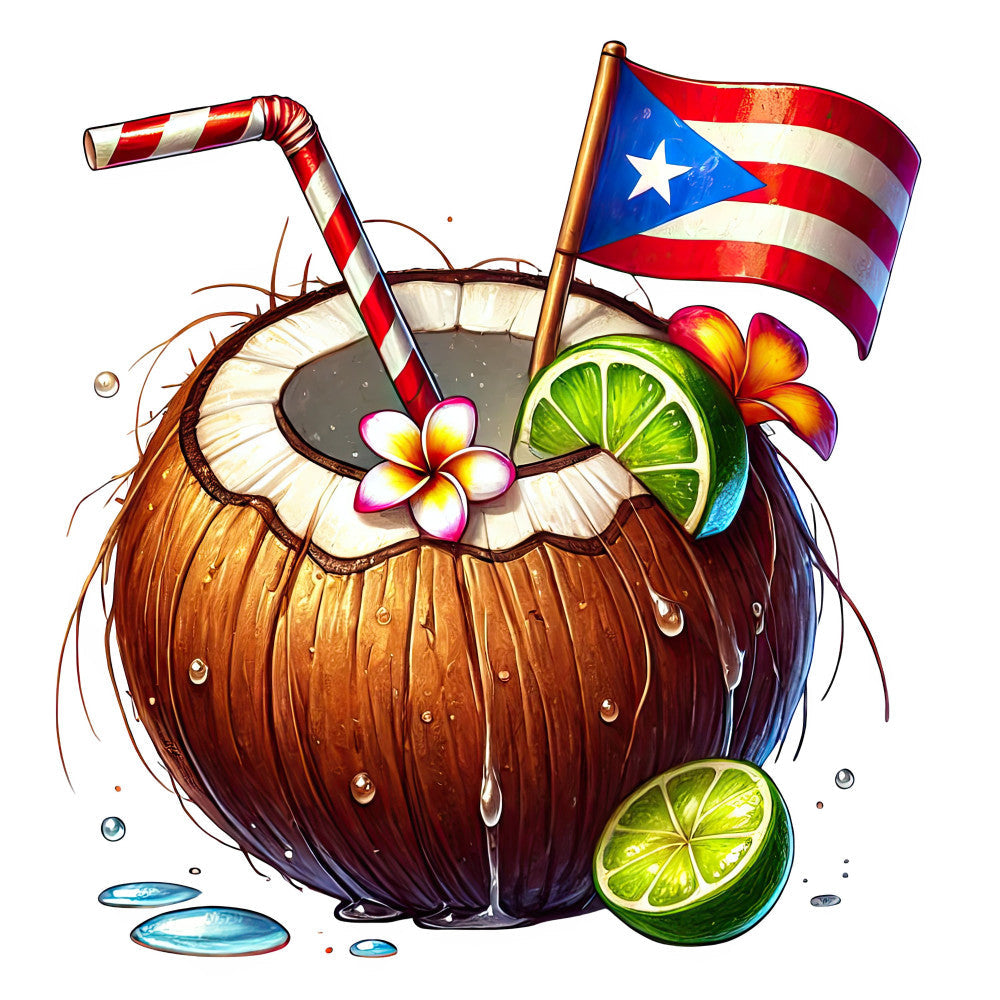 Come to Puerto Rico Fabric Panel 20