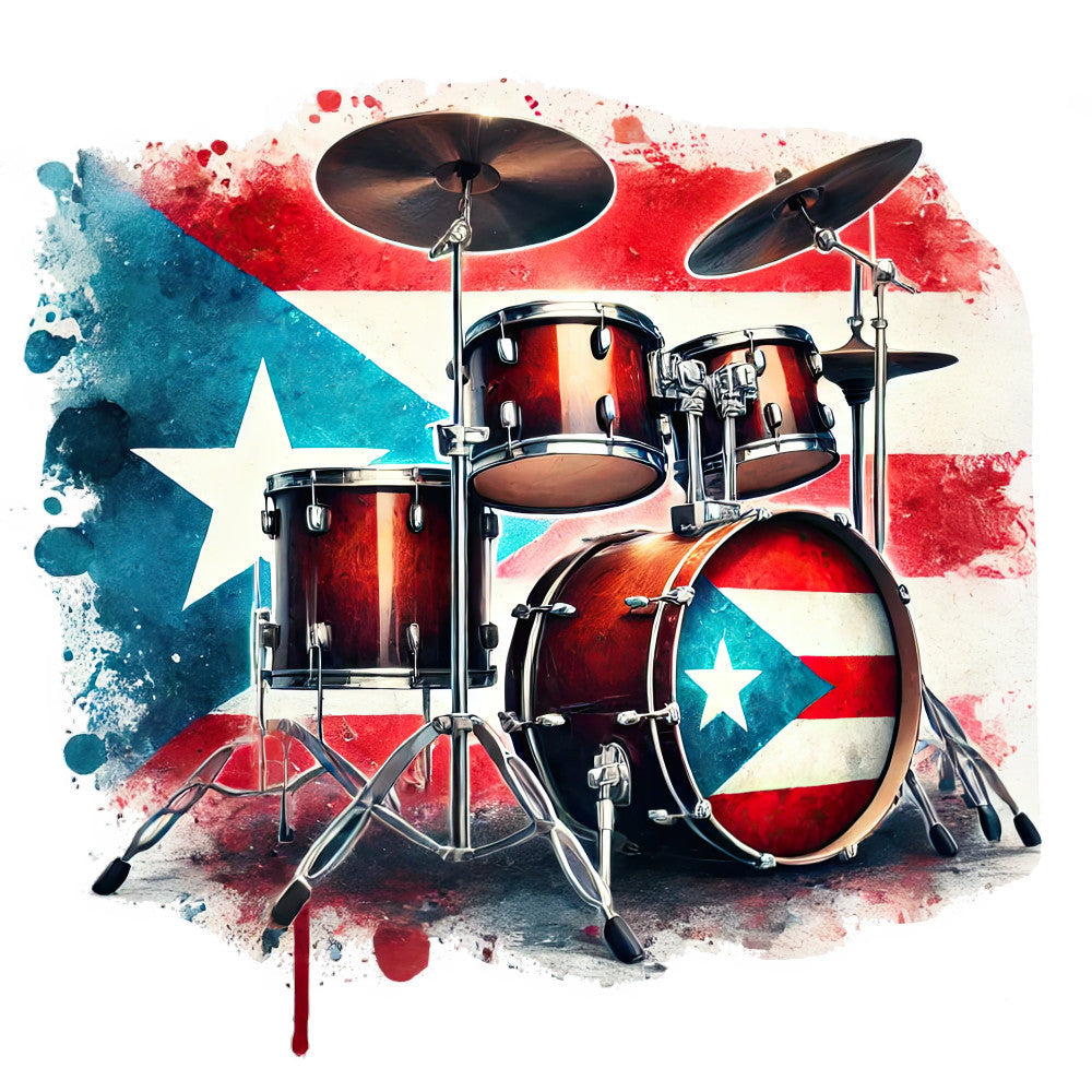 Come to Puerto Rico Fabric Panel 24