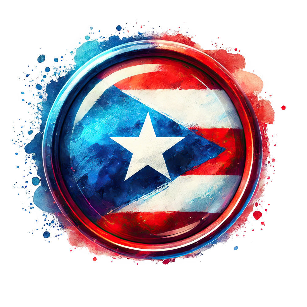 Come to Puerto Rico Fabric Panel 25