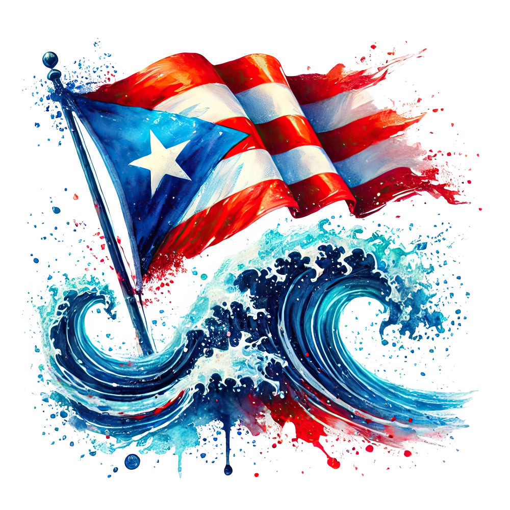 Come to Puerto Rico Fabric Panel 26
