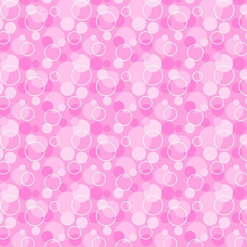 A.E. Nathan Comfy Flannel bubble dots pink cotton flannel by the yard
