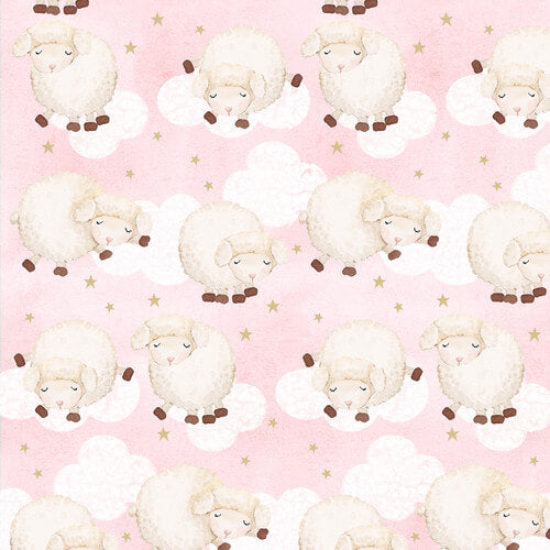 Comfy Flannel - Sheep in the Clouds 44"/45" Cotton Flannel Fabric per yard