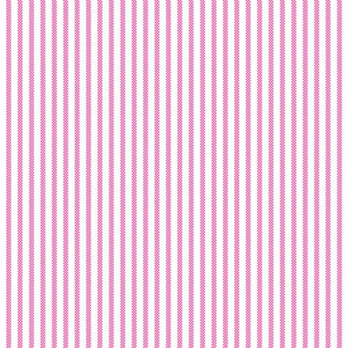 Comfy Flannel - Ticking Stripe - Pink 44"/45" Cotton Flannel Fabric per yard