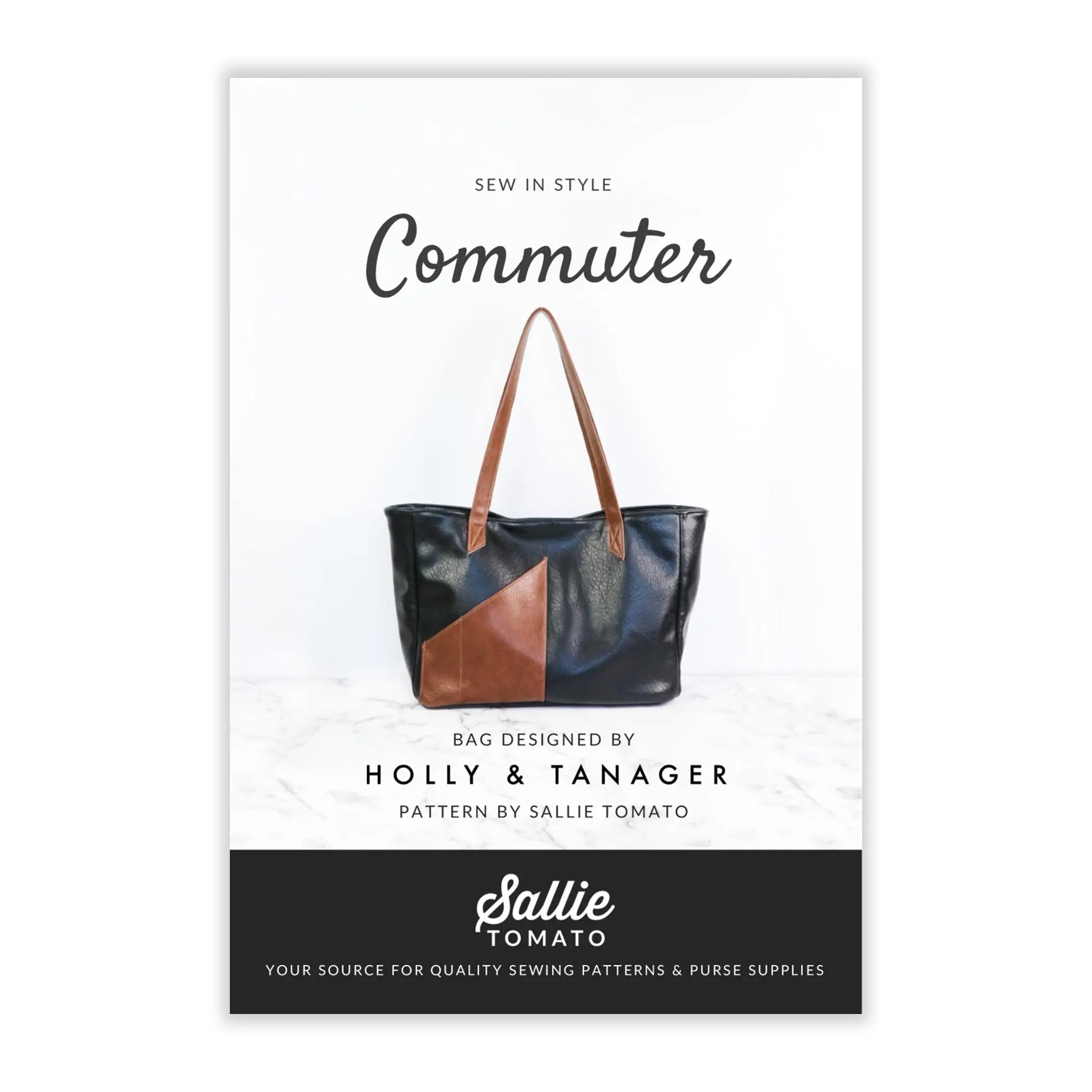 Commuter Tote Kit - Black & Brown Legacy - Linda's Electric Quilters