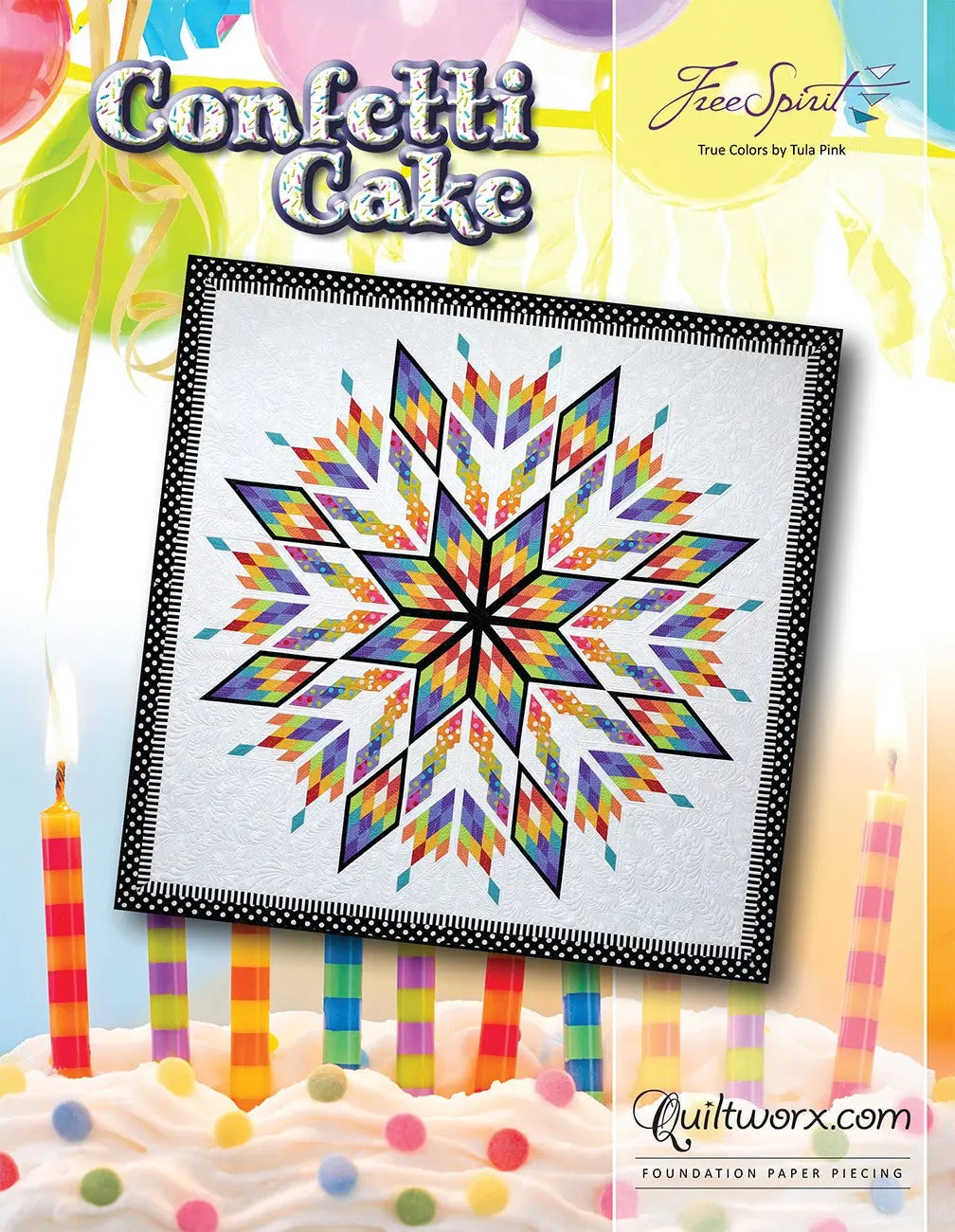 Confetti Cake - Linda's Electric Quilters
