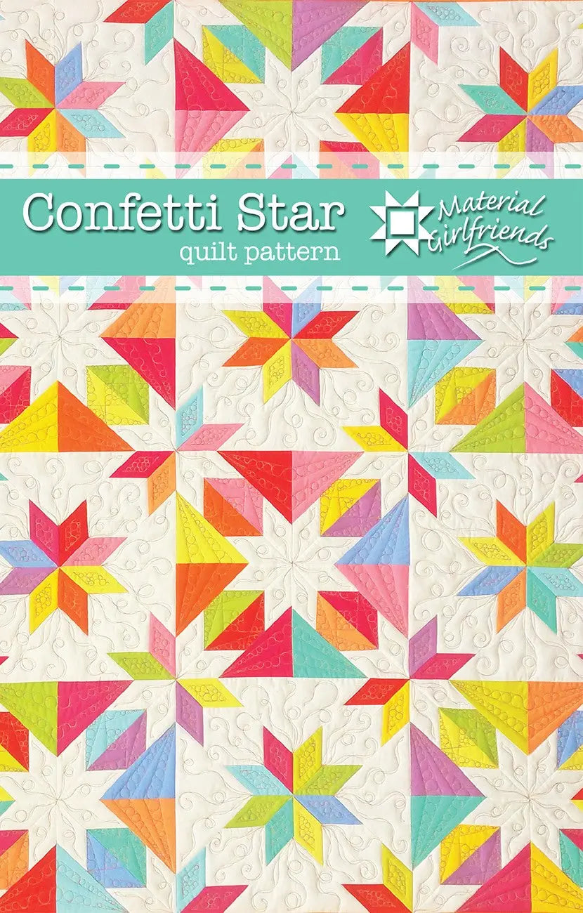 Confetti Star Quilt Pattern - Linda's Electric Quilters