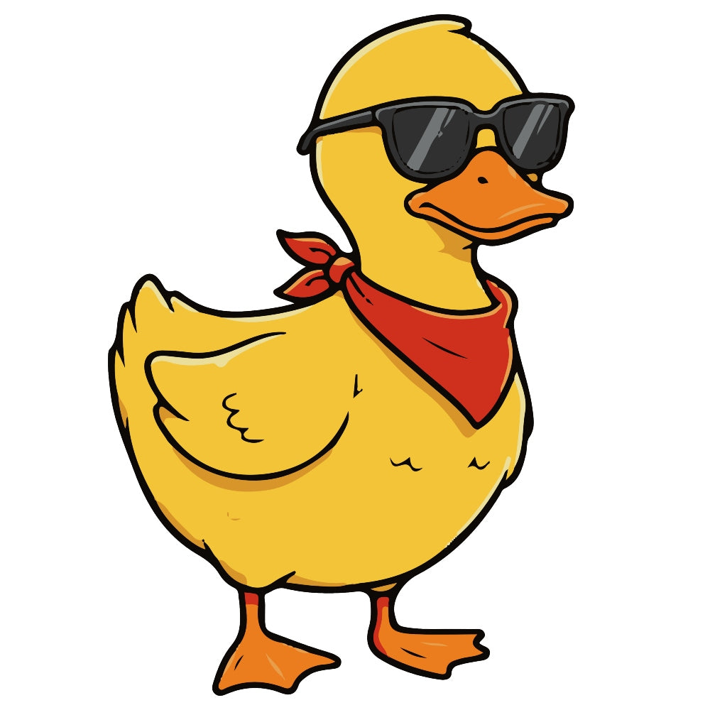 Cool Duck Fabric Panel