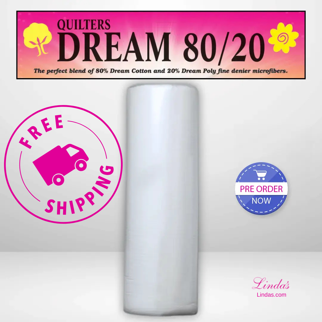 Quilters Dream Select White 80/20 Batting Queen Roll - 93" x 30 yards -- AVAILABLE FOR PRE-ORDER - ROUGHLY 8 WEEKS