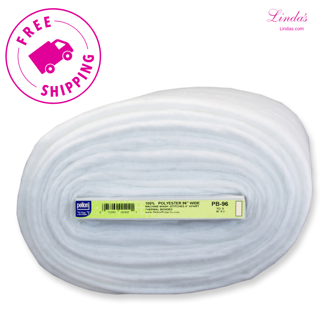 Pellon® Polyester Batting 90" x 9 yards.