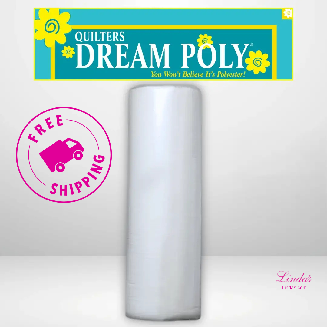Quilters Dream Request White Poly Batting Queen Roll - 93" x 30 yards -- AVAILABLE FOR PRE-ORDER - ROUGHLY 8 WEEKS