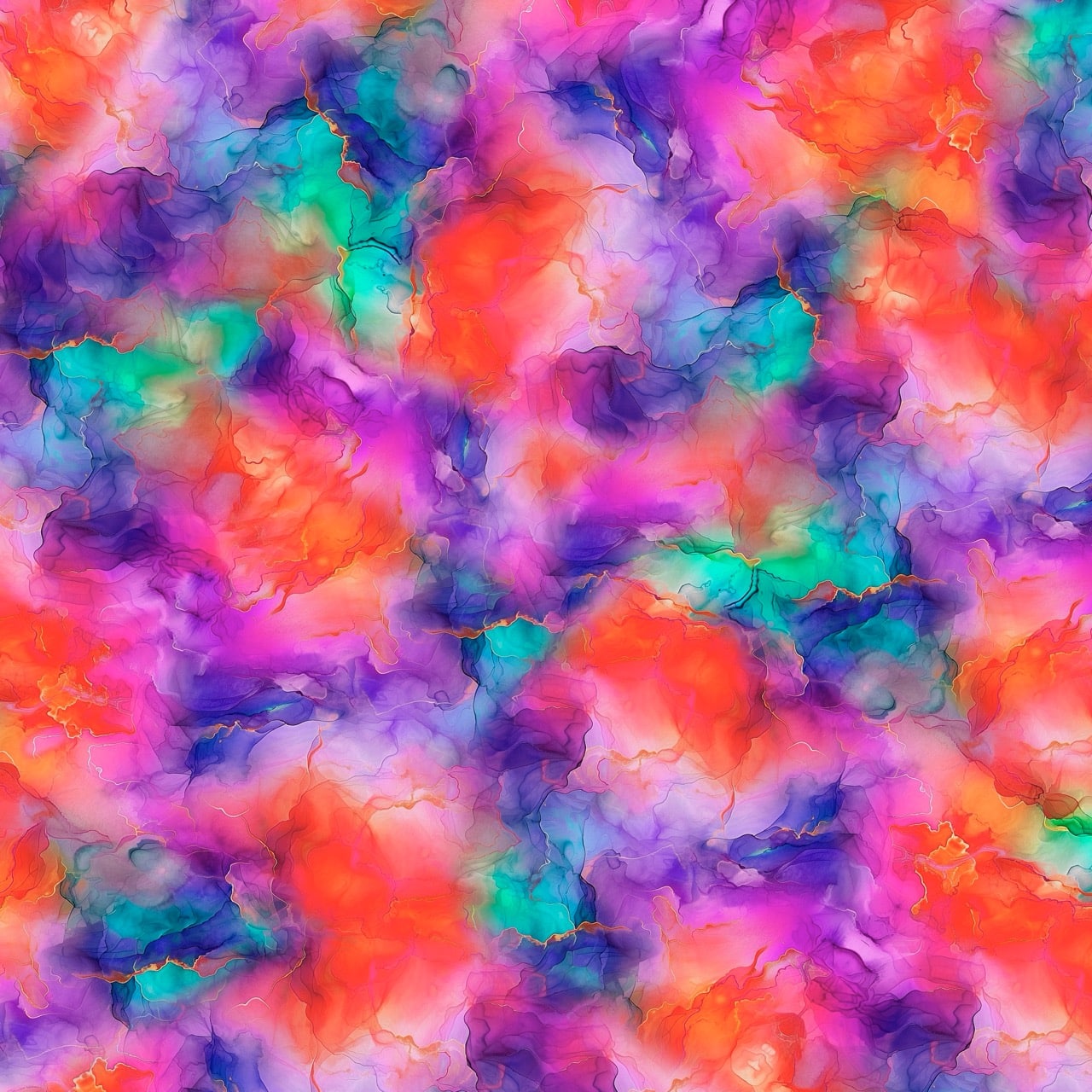 Coral Reef Punch Quilt Back - Starburst 108" wide Fabric per yard