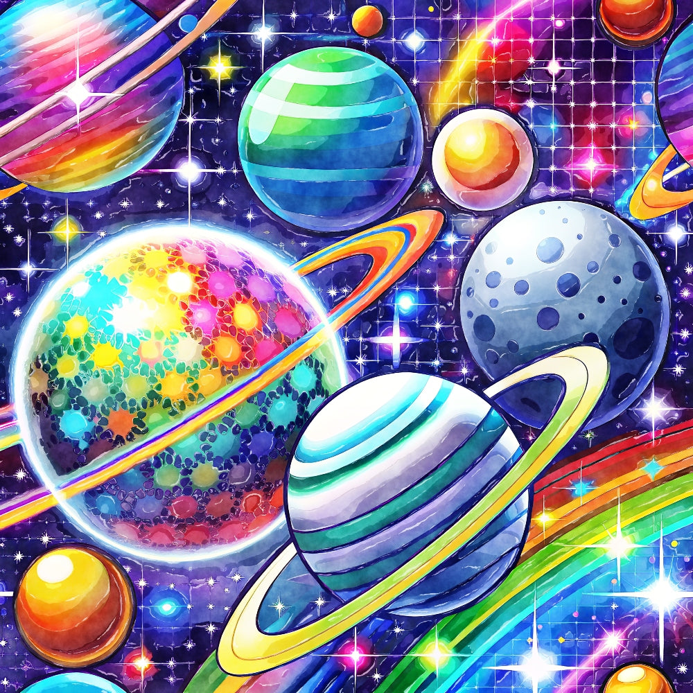 Cosmic Space Fabric Panel 8