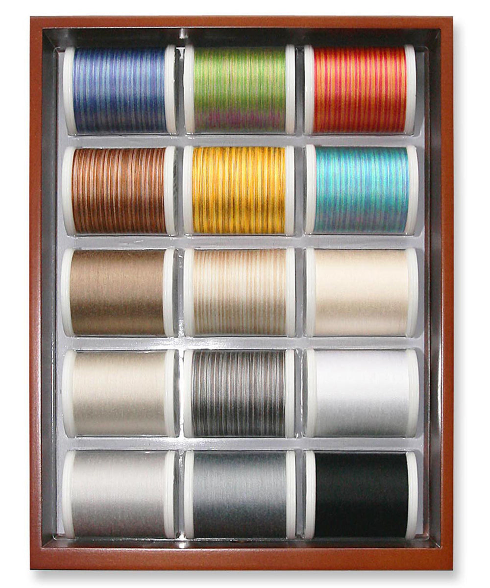 Cotona 50 - Mini 2 Drawer Treasure Chest, 30 1100-yard (1000m) Spools