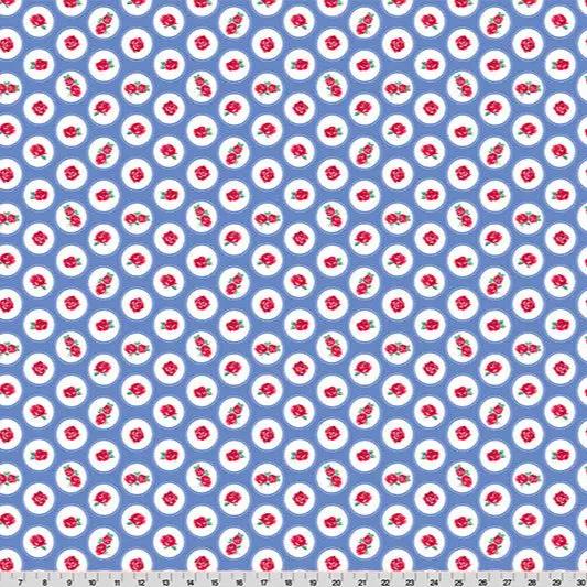 Cottage Rose Lane Brighton Quilting Cuddle Blue Bonnet Fabric per yard Shannon Fabrics