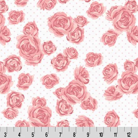 Cottage Rose Lane Mayfair Quilting Cuddle Seashell Fabric per yard Shannon Fabrics