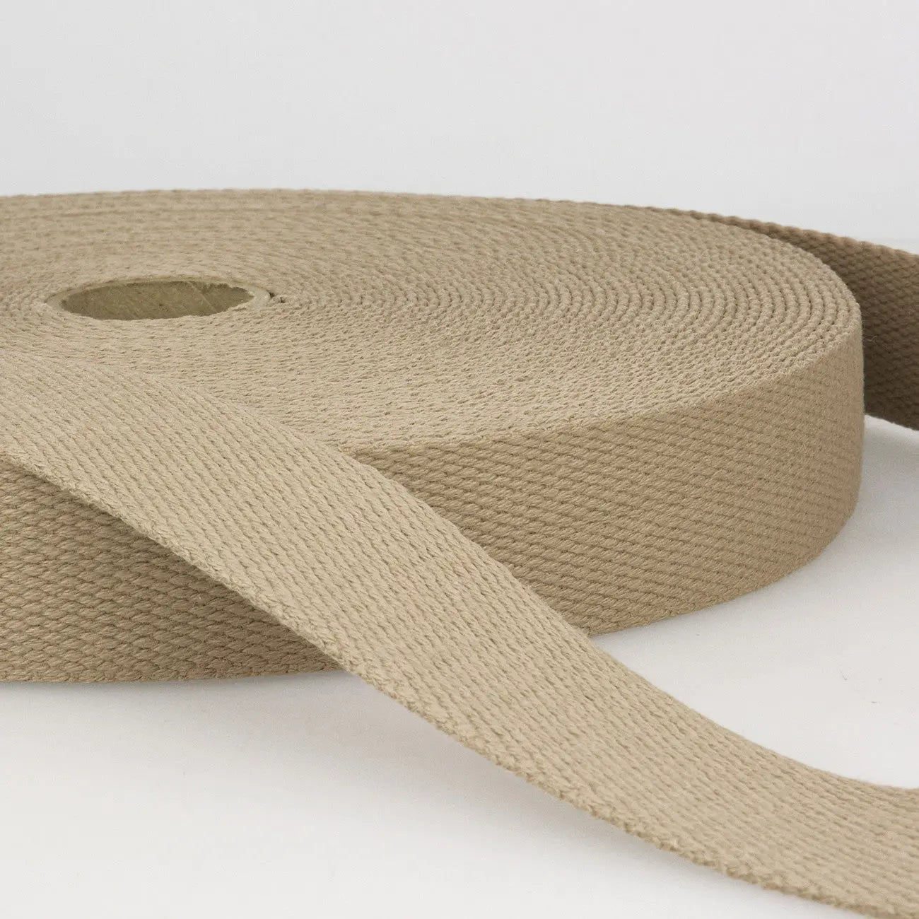 Cotton Webbing 40mm Beige - Linda's Electric Quilters