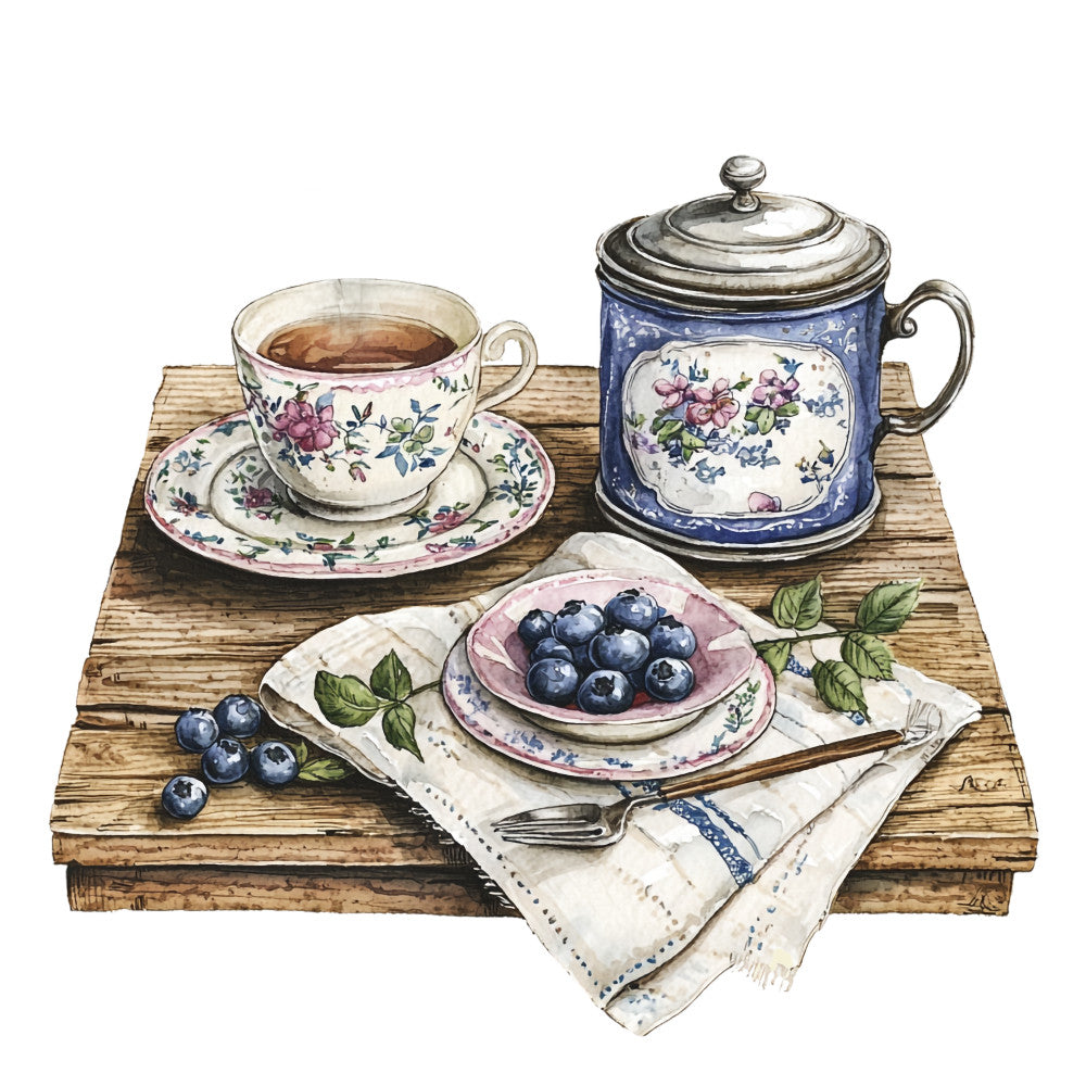 Country Kitchen Fabric Panel 13