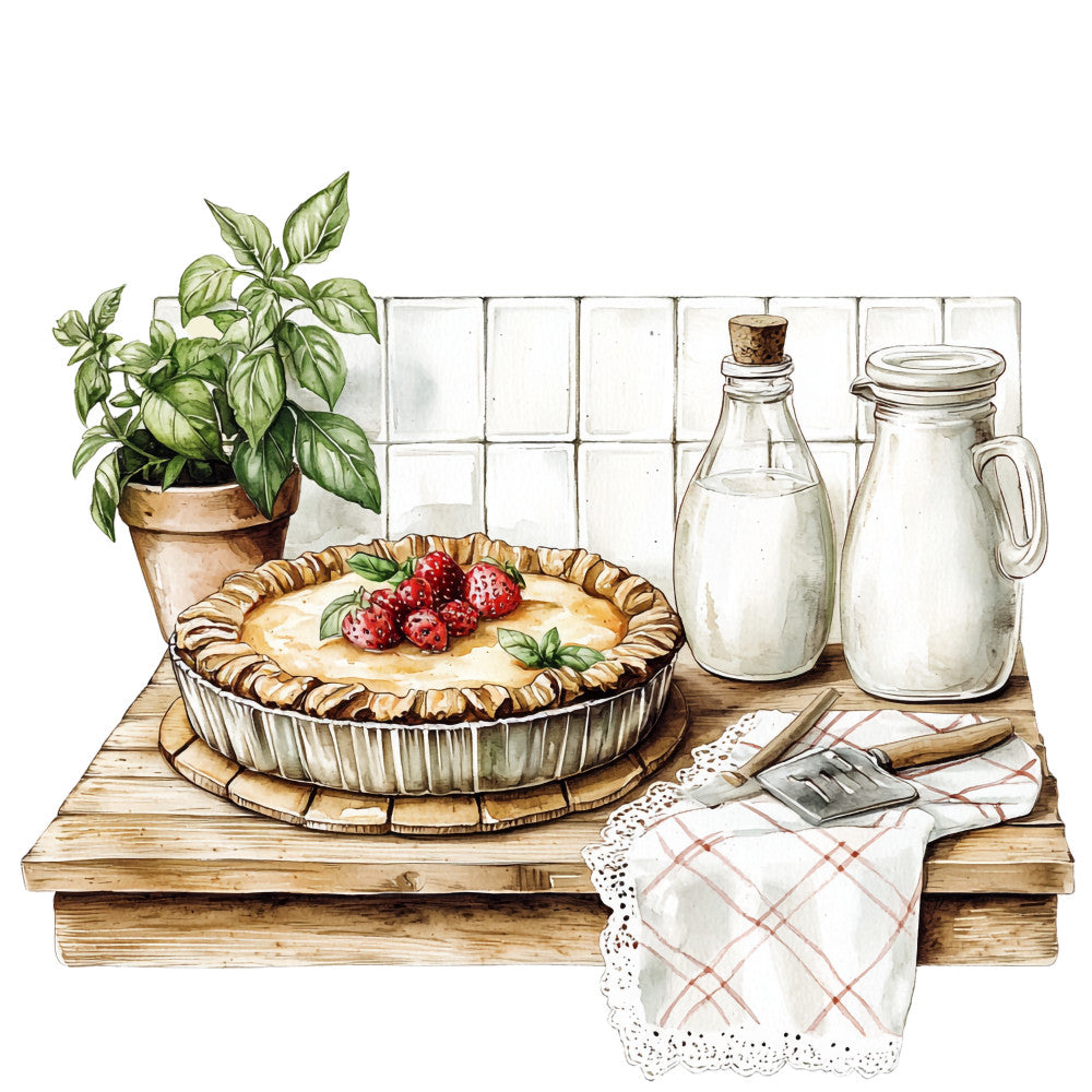 Country Kitchen Fabric Panel 25