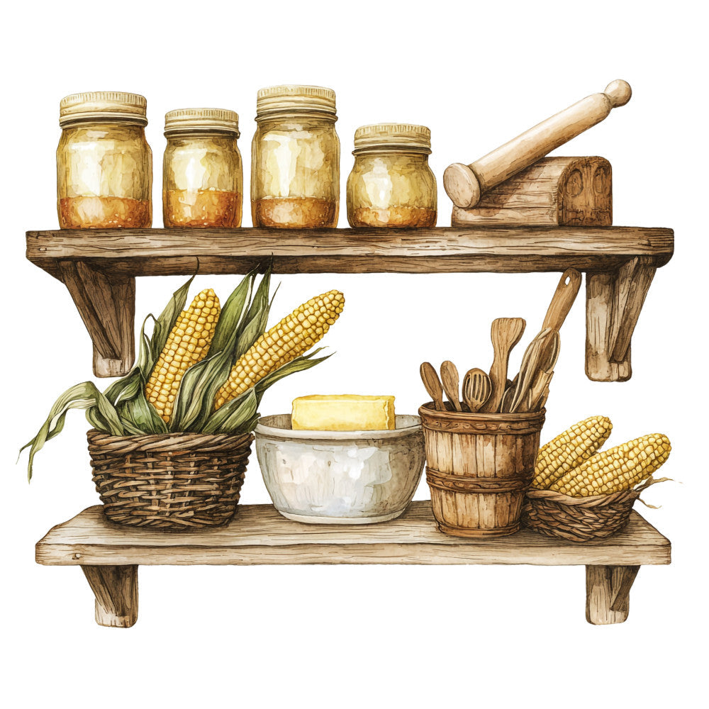 Country Kitchen Fabric Panel 27