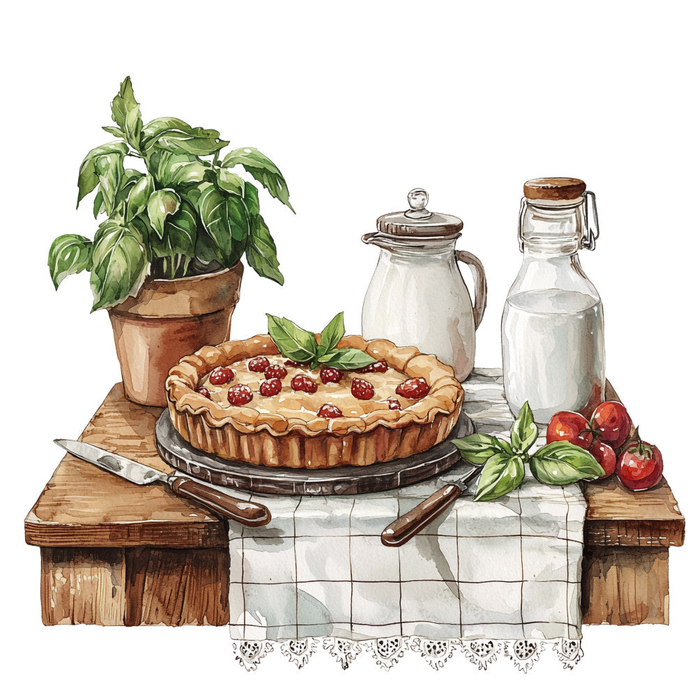Country Kitchen Fabric Panel 3