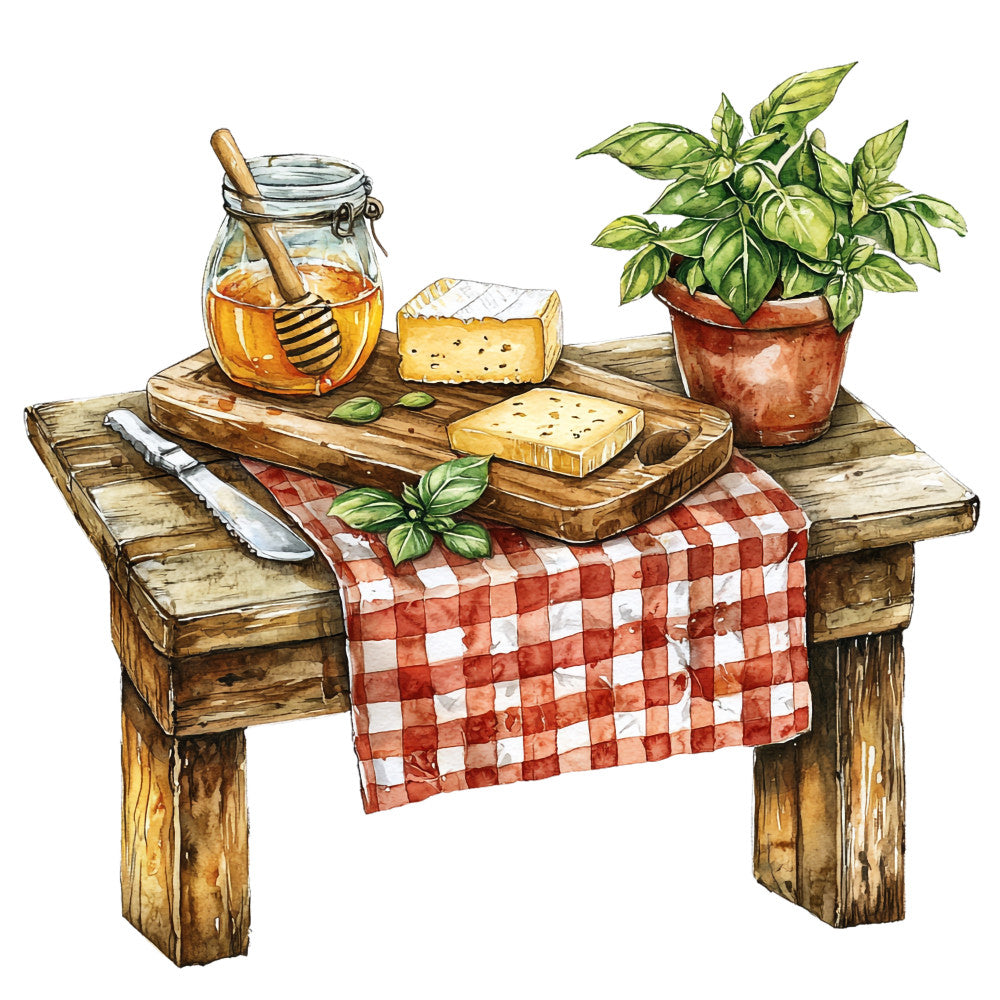 Country Kitchen Fabric Panel 34