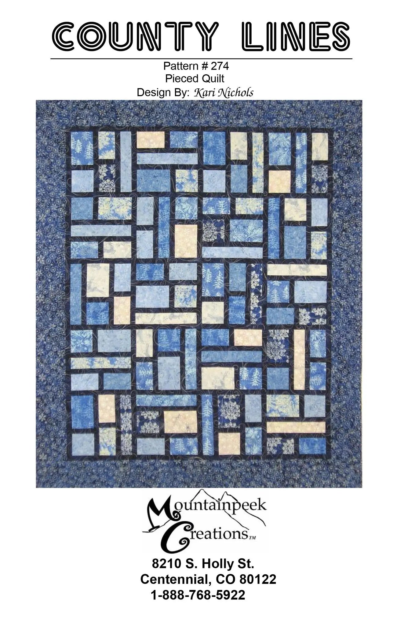 County Lines - Linda's Electric Quilters